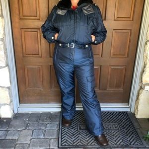 Nils Signature Blue Skiwear Jumpsuit size Medium